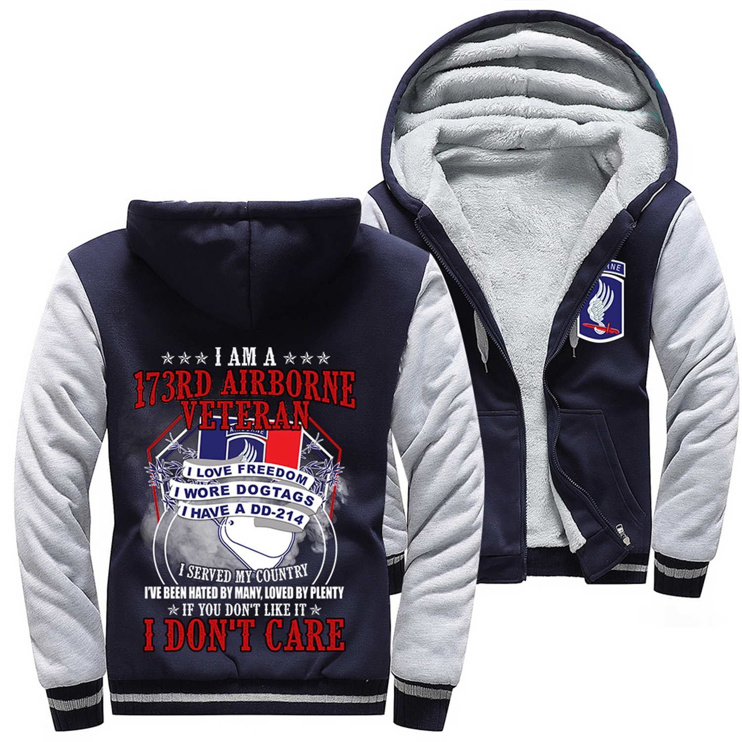 HDZFL00008 i am a 173rd airborne veteran i love freedom i wore dogtags i have a dd-214 woman hoodie-1