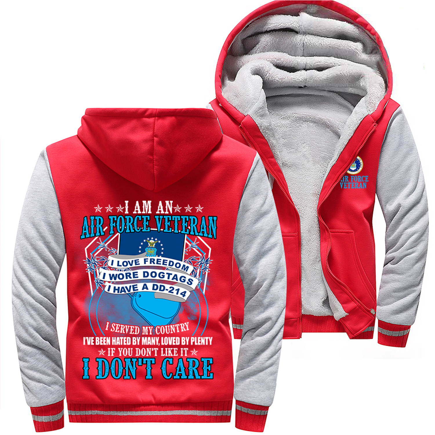 HDZFL00017 i am an air force veteran i love freedom i wore dogtags i have a dd-214 woman hoodie-1